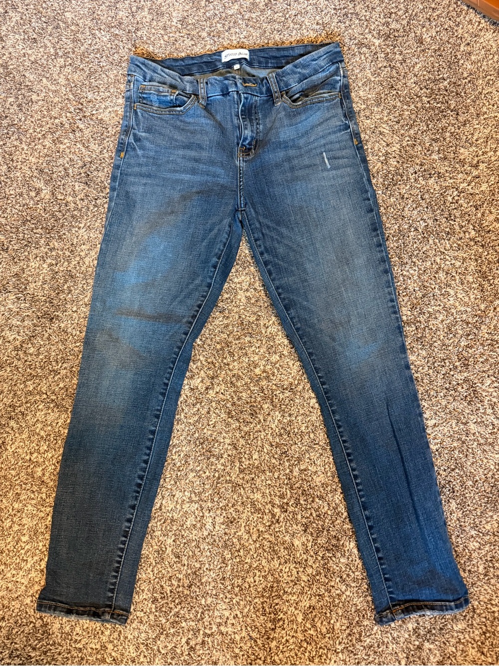 Studio Women's Skinny Jeans in Blue Wash